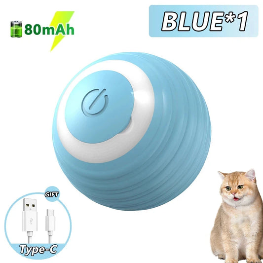 Pelota Interactiva Para Gatos, Juguetes Inteligentes Para Gatos, Pelota Mágica Rodante Automática Para Interiores, Juguete Interactivo Electrónico Para Gatos, Accesorios De Juego Para Gatos